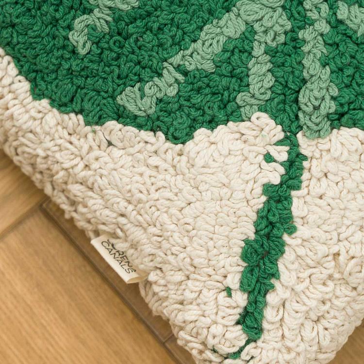 Декоративная подушка Лист Монстеры Monstera Cushion