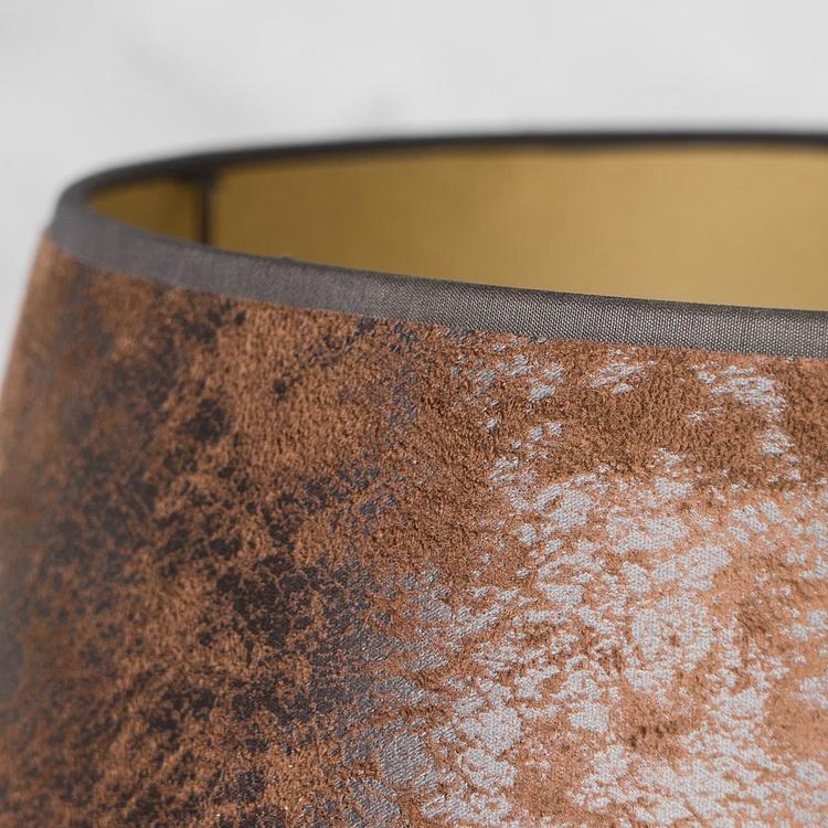 Настольная лампа Бутыль с абажуром цвета Винтаж на золоте Table Lamp Bottle In Clear Glass With Shade Vintage Way On Gold