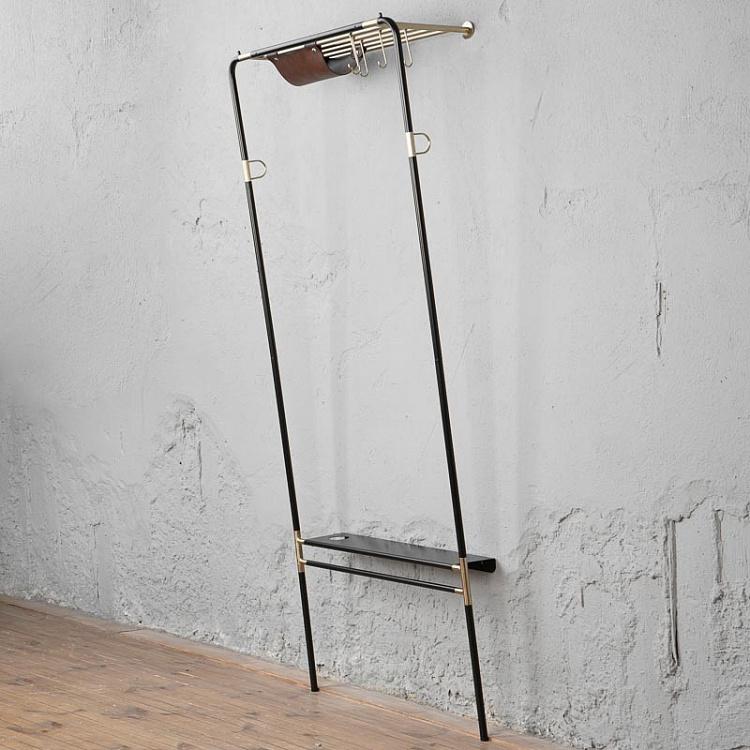 Чёрная напольная вешалка для одежды Лин Он Ми Lean On Me Clothes Rack Black