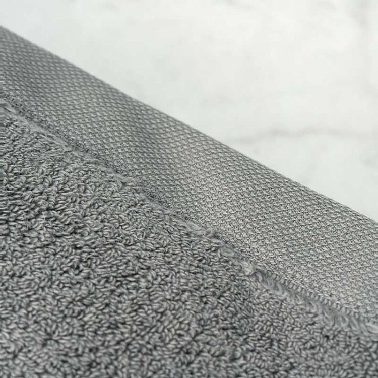 Тёмно-серое махровое банное полотенце Олимпия 100x180 см Olympia Body Towel Dark Grey 100x180 cm