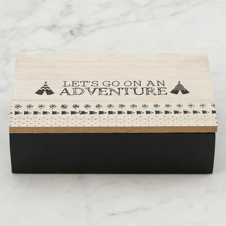 Набор из двух деревянных шкатулок Моё прекрасное приключение Set Of 2 Wooden Boxes My Beautiful Adventure