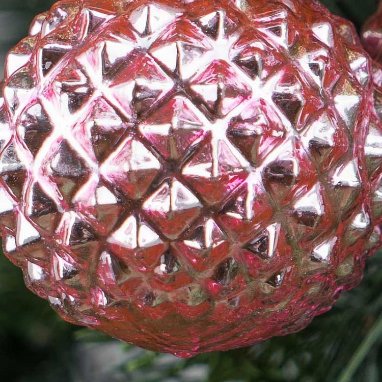 Ёлочная игрушка Связка из шести разноцветных шаров в форме шишек 6 Multi-Colored Balls Pendant 5 cm