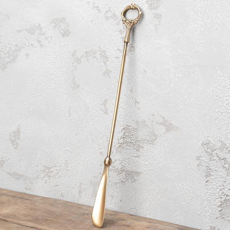 Латунная ложка для обуви Shoehorn In Brass