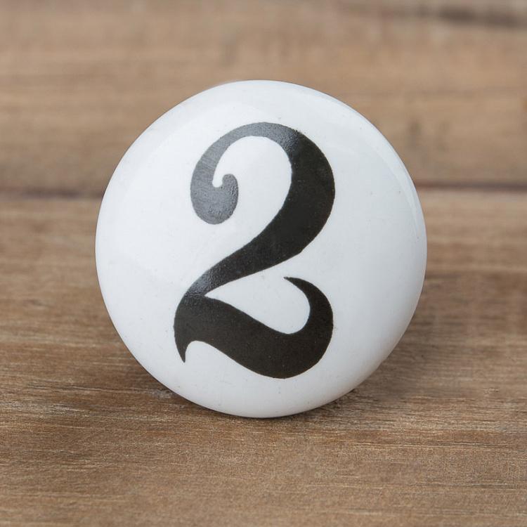 Мебельная ручка Цифры 2 Number Knob 2