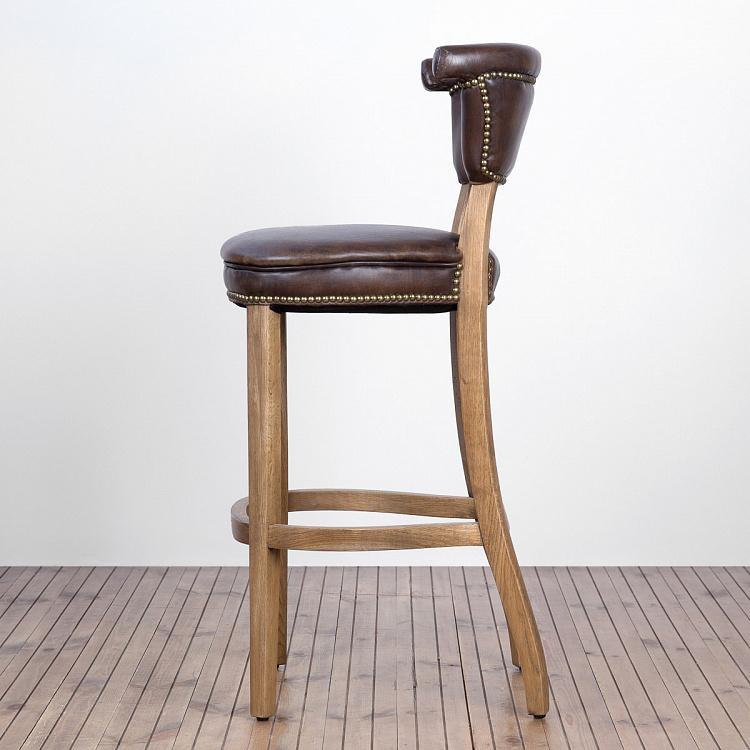 Высокий барный стул Анджелес Angeles Barstool High, Weathered Oak