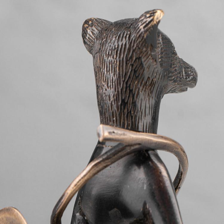 Статуэтка Барсук с горном Badger With Cor