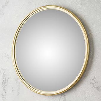 Gold Frame Convex Mirror Large