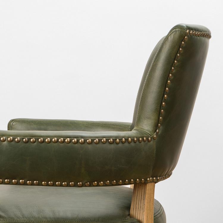 Стул Ньюпорт с подлокотниками, светлые ножки Newport Dining Chair, Oak Brown