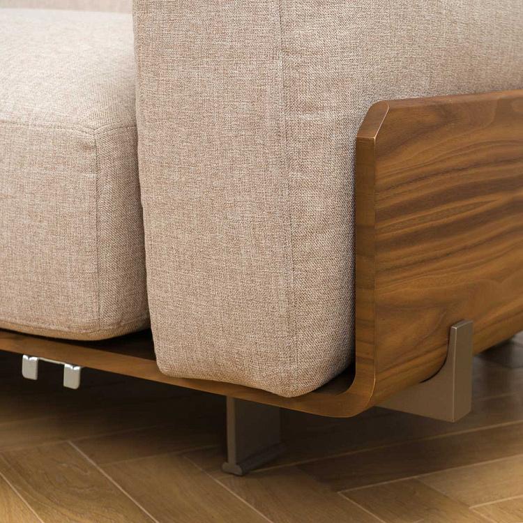 Угловой диван Позитано с полкой за спинкой Positano Group With Shelf