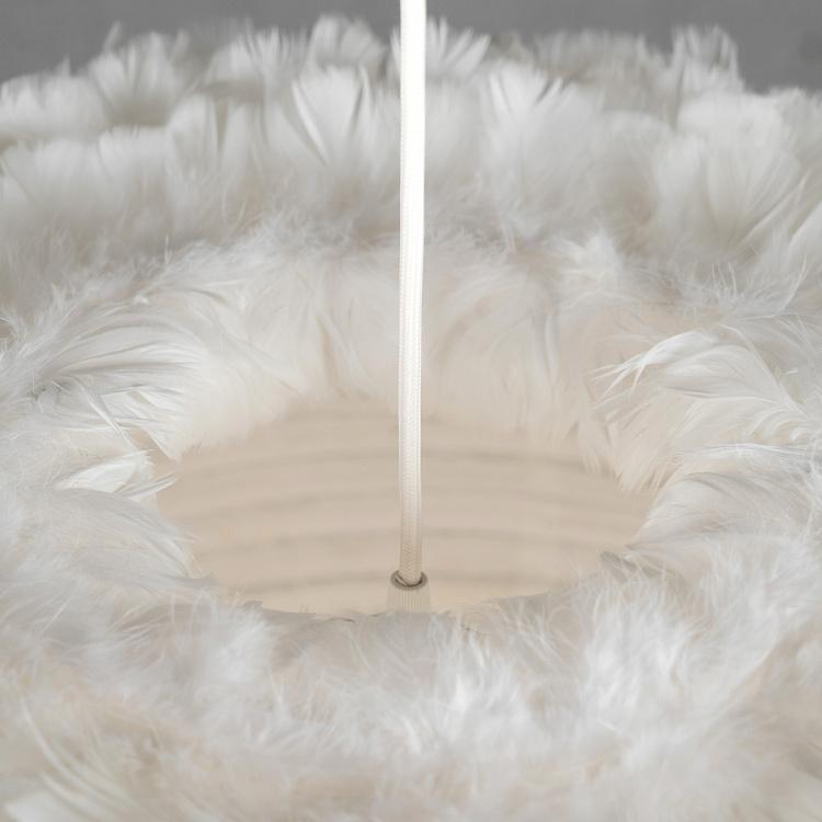 Подвесной светильник Эос на белом проводе, XL Eos Hanging Lamp With White Cord Extra Large