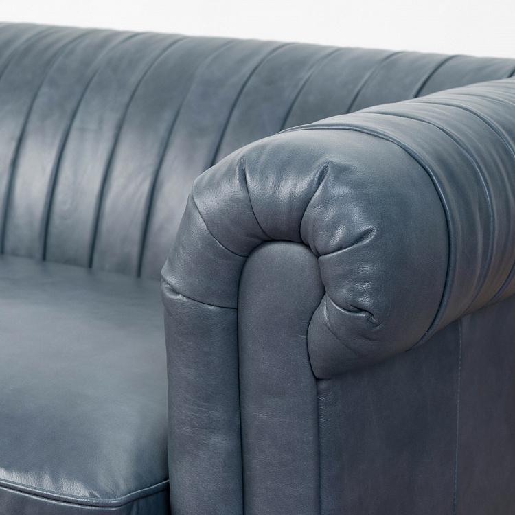 Трёхместный диван Вена Vienna 3 Seater, Black Matt Metal RM