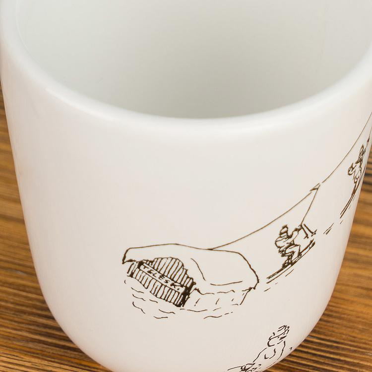 Набор из трёх кружек Горнолыжное путешествие Set Of 3 Mugs Ski Trip