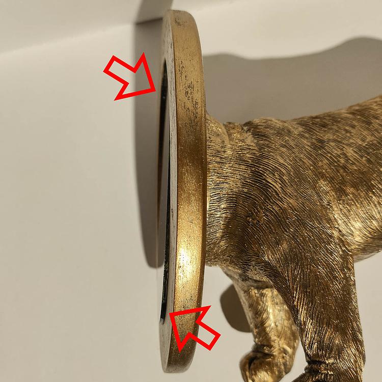 Овальное настольное зеркало Собака дисконт Woof Dog Mirror discount