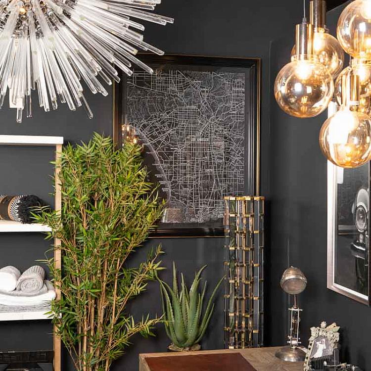 Арт-объект Карта Лос-Анджелеса Savoy Maps Los Angeles