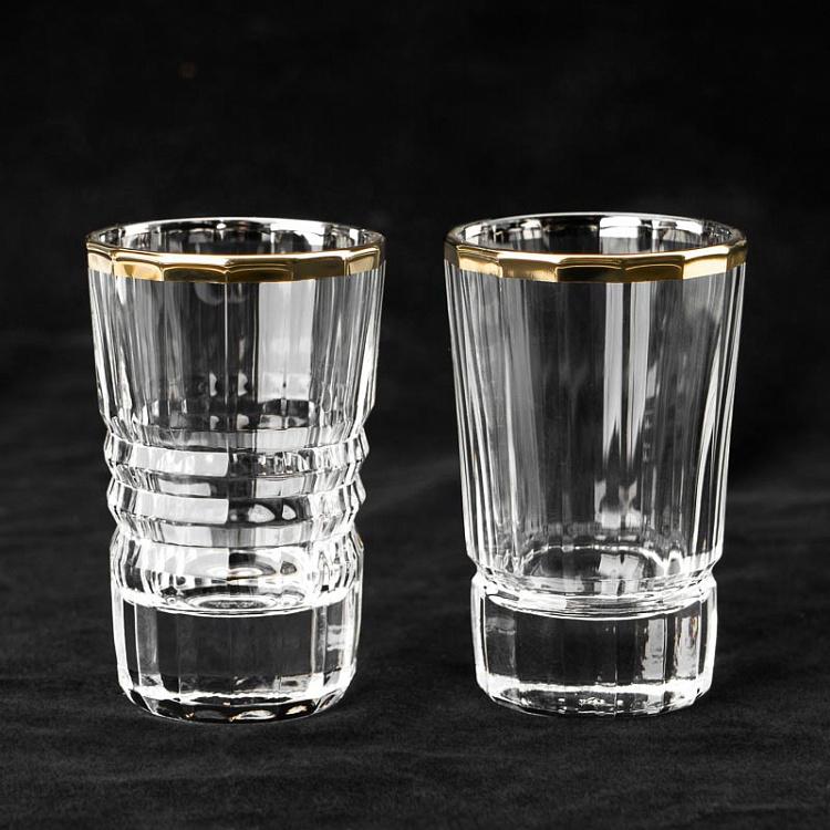 Стопка с золотым ободком Макасар Macassar Stack With Golden Rim