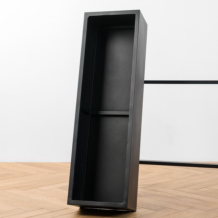 Длинное алюминиевое кашпо на подставке Aluminium Long Flowerpot On Stand