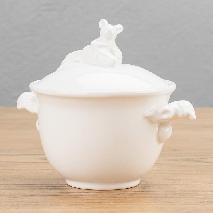 Супница с крышкой Кролик-везунчик Lucky Rabbit Soup Bowl With Lid
