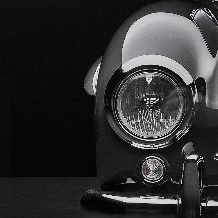 Фото-принт триптих в серебристой раме Мерседес Set Of 3 Mercedes Gull Wing, Pewter Frame