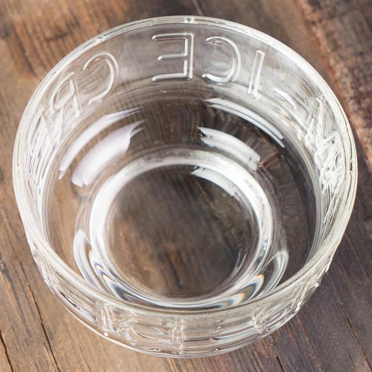 Креманка Бостон с надписью Мороженое Boston Ice Cream Dish