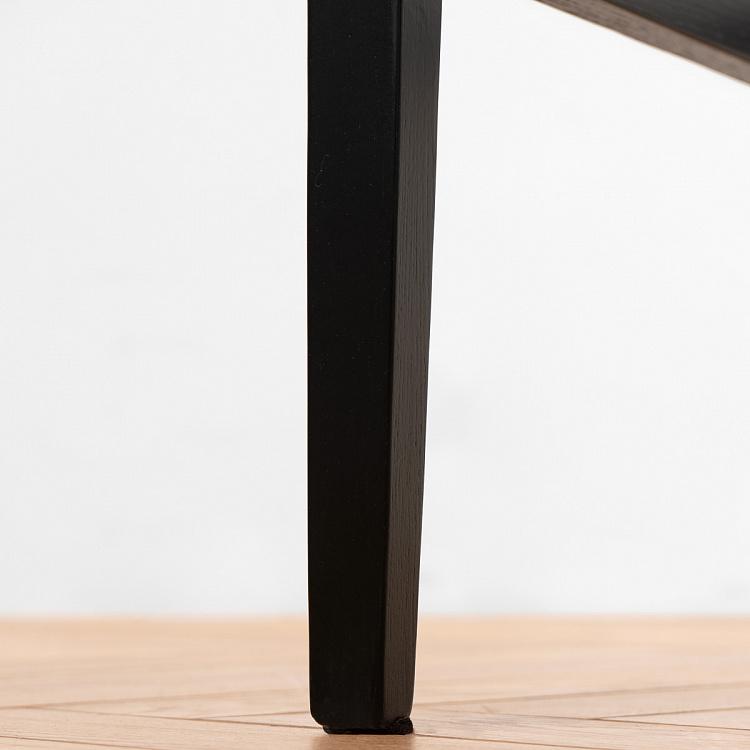 Барный стул с подлокотниками Маргарита, чёрные ножки Margarita Barstool With Arms, Oak Black