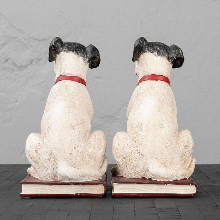 Набор из двух держателей для книг Фокстерьеры Book Ends Dogs Fox Terrier