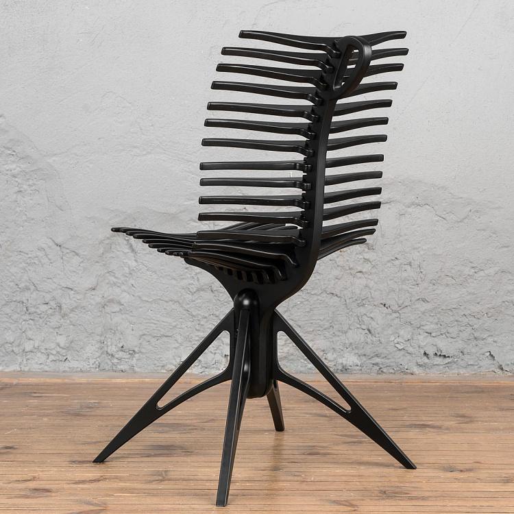 Чёрный стул Скелетон Skeleton Chair Black
