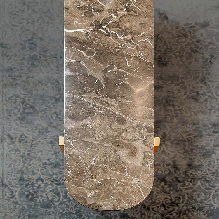 Высокий журнальный стол Каменный лист F303 Stoneleaf Coffee Table Tall