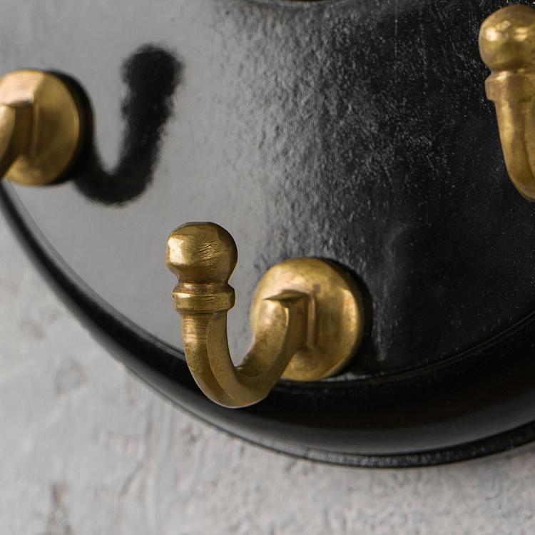 Настенные часы в морском стиле с тремя крючками Sea Style Clock With 3 Hooks