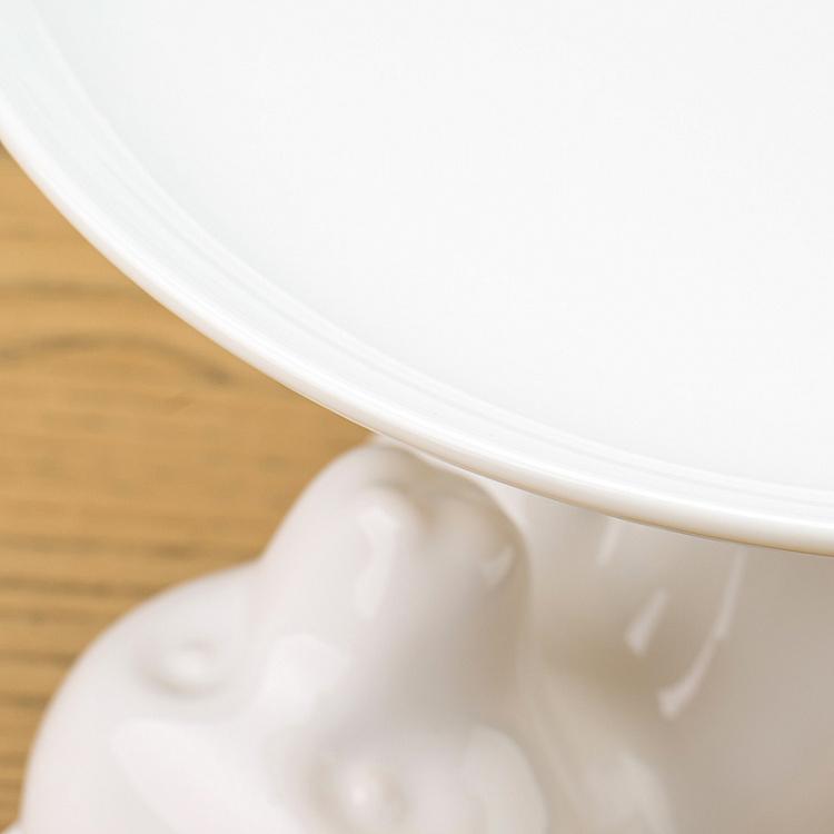 Сервировочная подставка-тортовница Медведь, M Decorative Plate Bear Medium