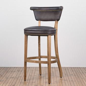 Angeles Barstool High, Weathered Oak