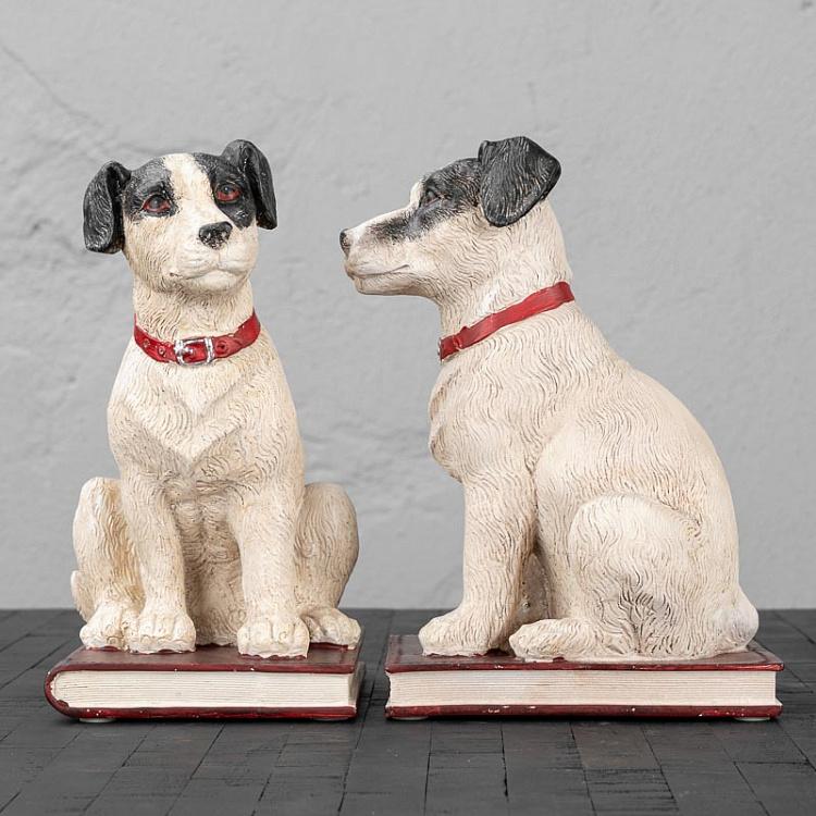 Набор из двух держателей для книг Фокстерьеры Book Ends Dogs Fox Terrier