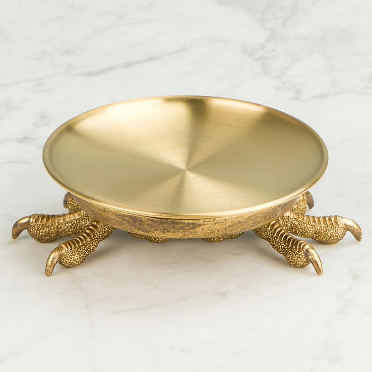 Круглый поднос-тортовница на птичьих лапах Bird Feet Tray