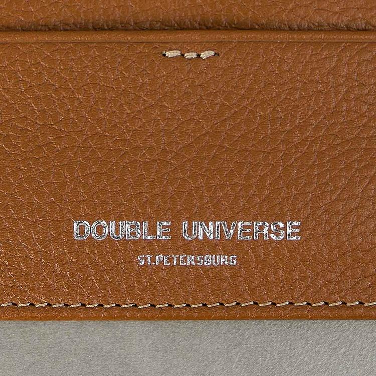 Кожаный картхолдер Двойная Вселенная Double Universe Cardholder