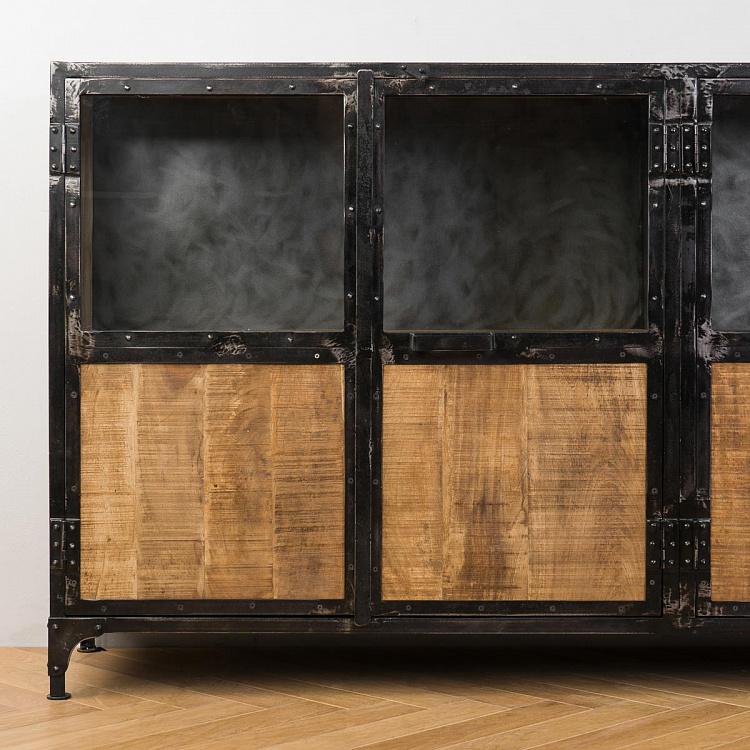 Комод с четырьмя дверцами Револь Revol Long 4 Doors Sideboard