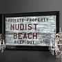 Арт-объект Shadow Box Nudist Beach Medium