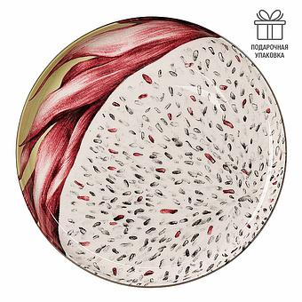 Exo Dessert Plate Dragon Fruit Yellow