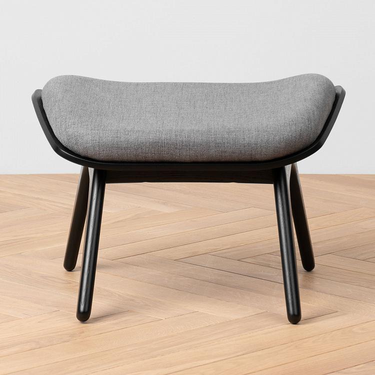 Банкетка Читатель, чёрные ножки The Reader Ottoman, Black Oak