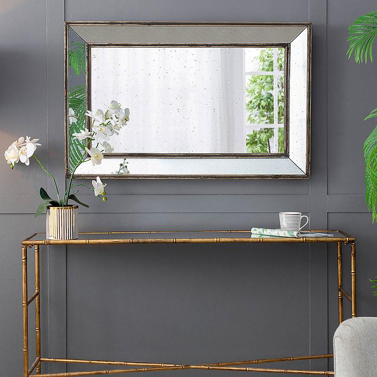 Настенное зеркало Гламур в винтажном стиле Vintage Glamour Rectangular Mirror