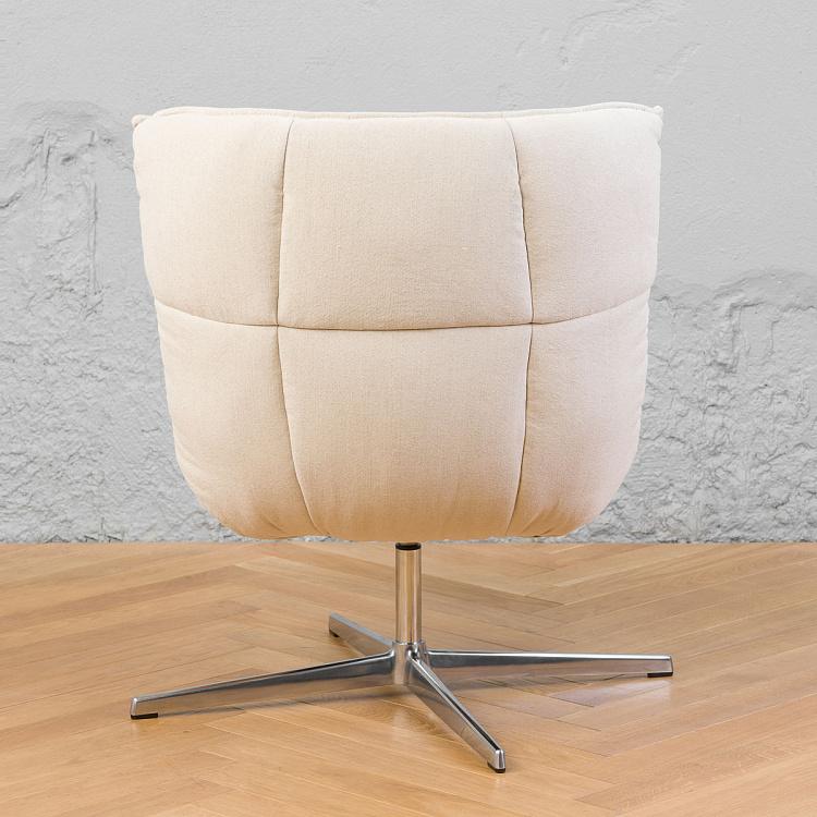 Рабочее кресло Центр, серебристый металл Center Swivel Office Chair, Silver Metal Base RM