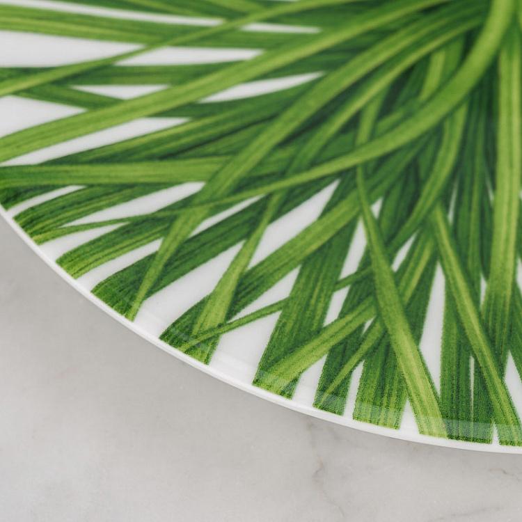 Десертная тарелка Зелёная жизнь, M Life In Green Dessert Plate Medium