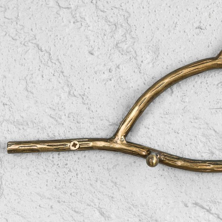 Настенная вешалка с 5 крючками Сосновые шишки Hedonistic Wall Coat Rack 5 Hooks