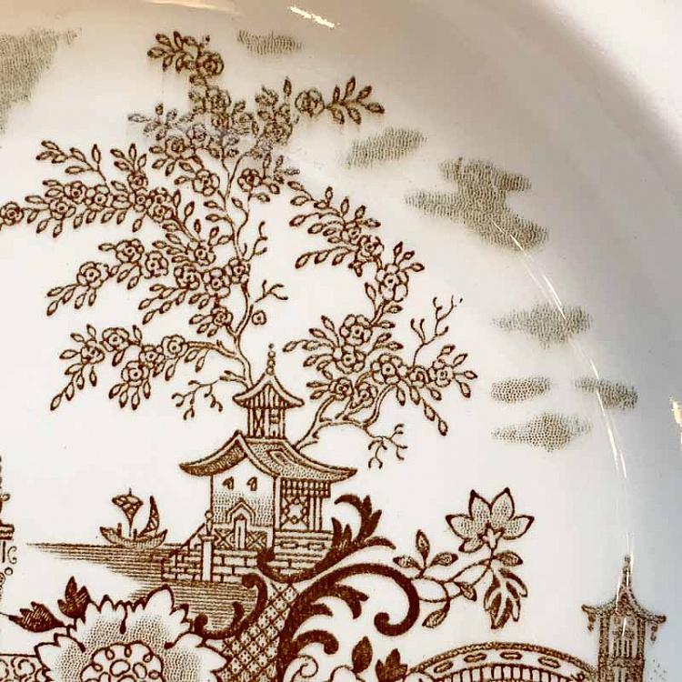 Винтажная тарелка Пагода, L Vintage Plate Pagoda Large