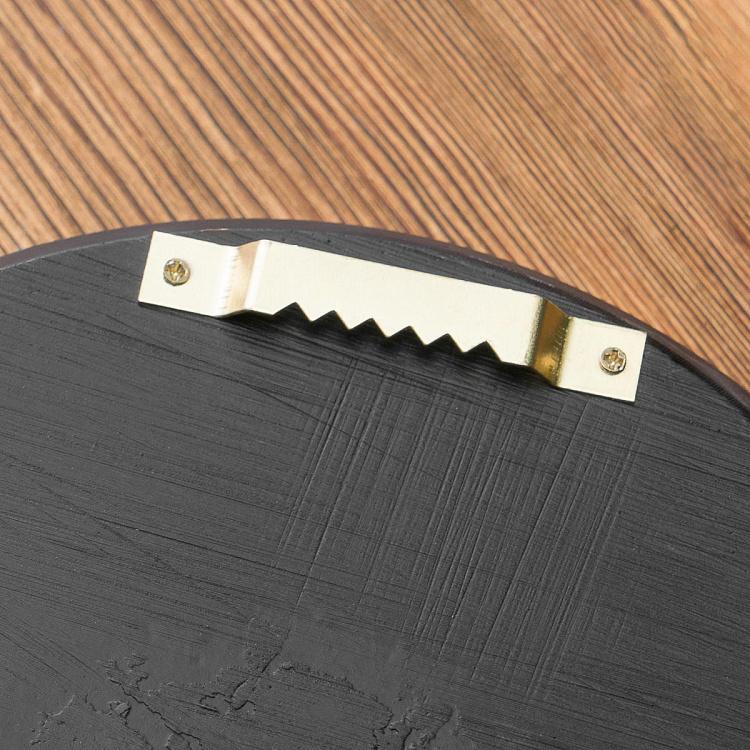 Настенное украшение Жук-носорог золотой на чёрном Rhinoceros Beetle In Frame Black And Gold