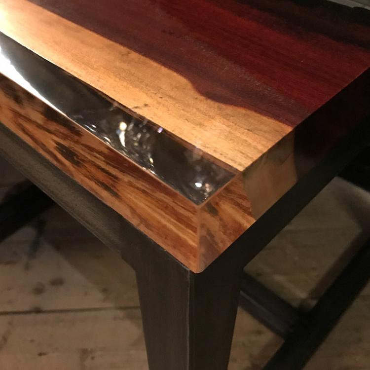 Прикроватный столик Трапт, матовые чёрные ножки Trapt Side Table, Matt Black