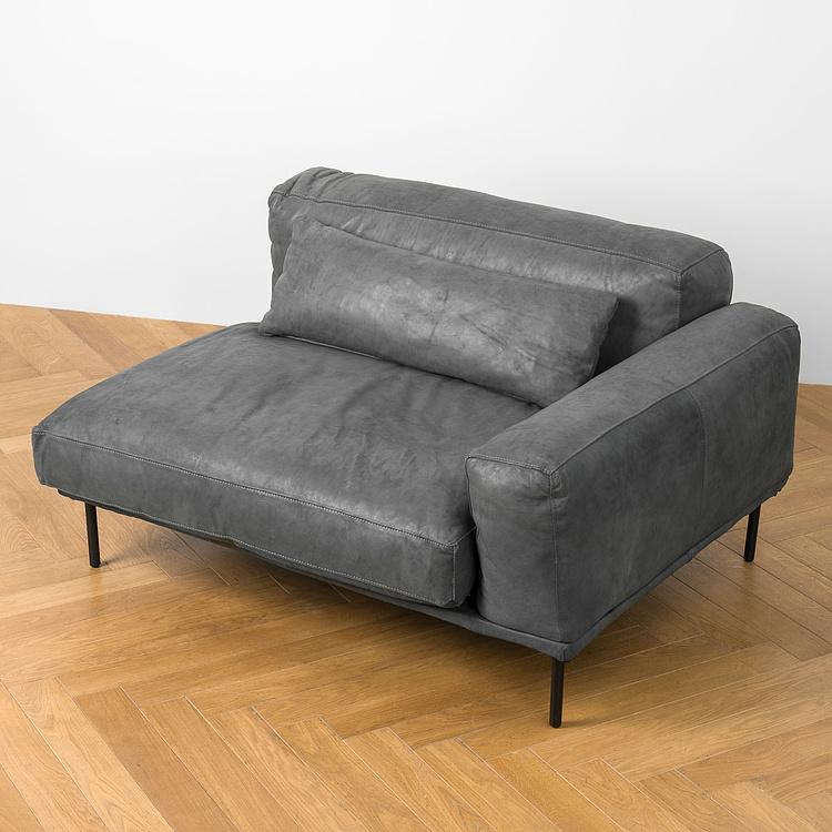 Угловой модульный кожаный диван Студио Studio Group Leather