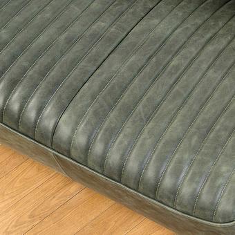 Двухместный диван Liner 2 Seater PF натуральная кожа Matcha Grain