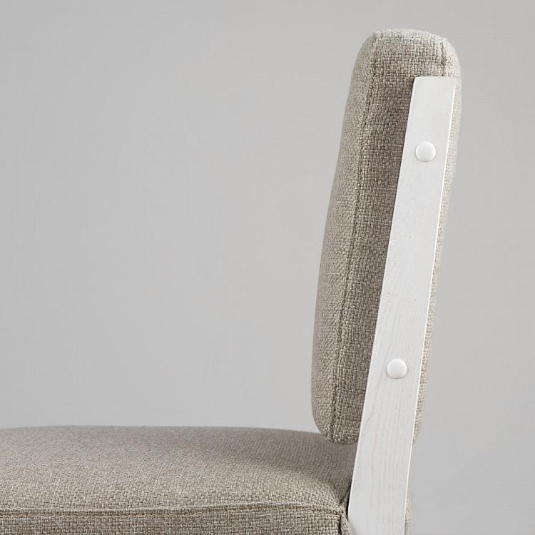 Обеденный стул 17, белые ножки 17 Dining Chair, White Wood