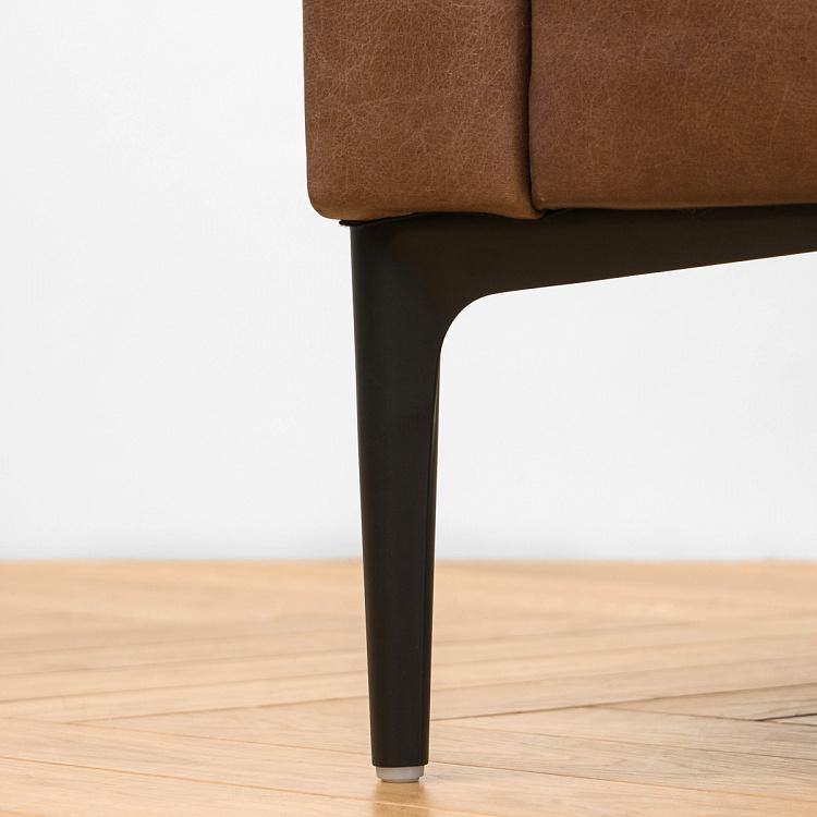 Трёхместный диван Вена Vienna 3 Seater, Black Matt Metal RM