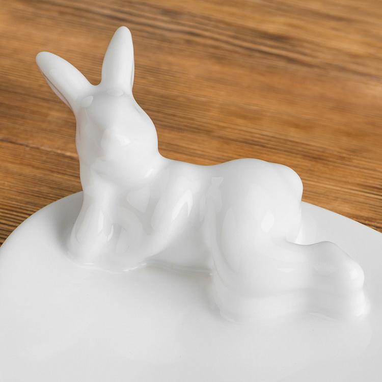 Овальное сервировочное блюдо Кролик Романтик Oval Serving Plate Rabbit Romantic