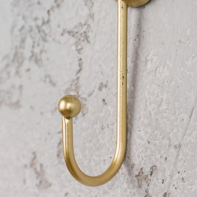 Набор из трёх золотых крючков с животными Set Of 3 Hooks Animals Gold